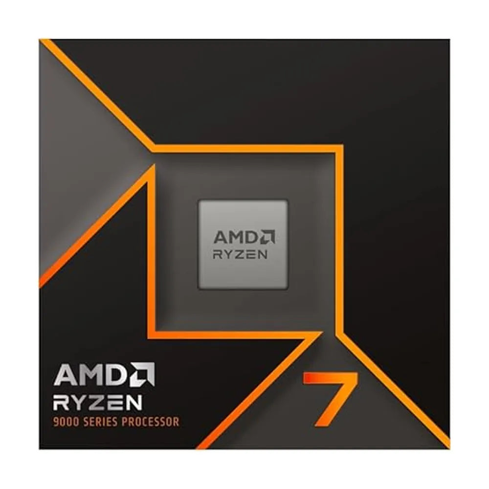 معالج AMD Ryzen 7 9700X، ثماني النواة، تردد أساسي للنواة 3.8 جيجاهرتز، تردد تربو 5.5 جيجاهرتز، ذاكرة تخزين مؤقت L1 سعة 640 كيلوبايت، DDR5، مقبس AM5، ضمان سنة واحدة | 100-100001404WOF