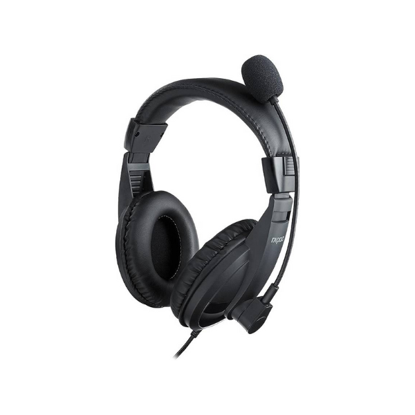 سماعة رأس Rapoo H150 Wired، Cable Length:1.9m، أسود، ضمان سنة واحدة | 11849