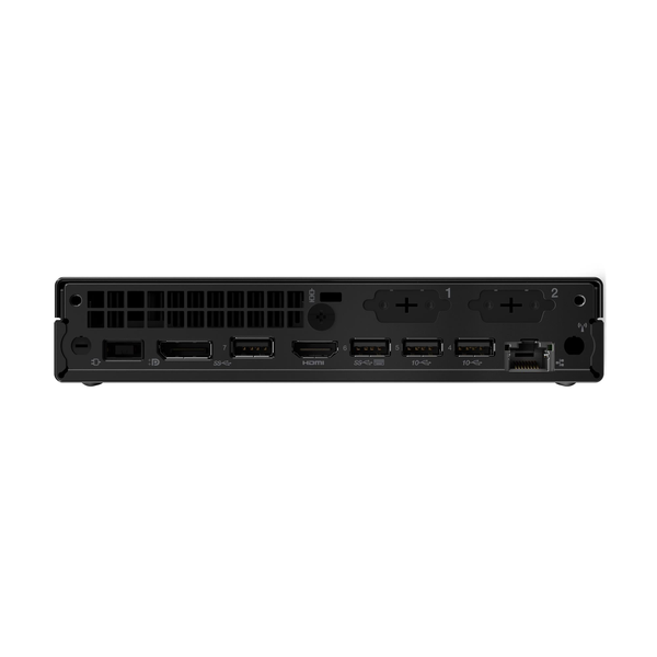 جهاز كمبيوتر صغير Lenovo ThinkCentre M90q Gen 5، معالج Intel Core i5-14500T، ذاكرة وصول عشوائي (RAM) سعة 8 جيجابايت، قرص صلب SSD سعة 512 جيجابايت، Windows 11 Pro، لوحة مفاتيح إنجليزية وعربية، ضمان 3 سنوات | 12TH0024GR
