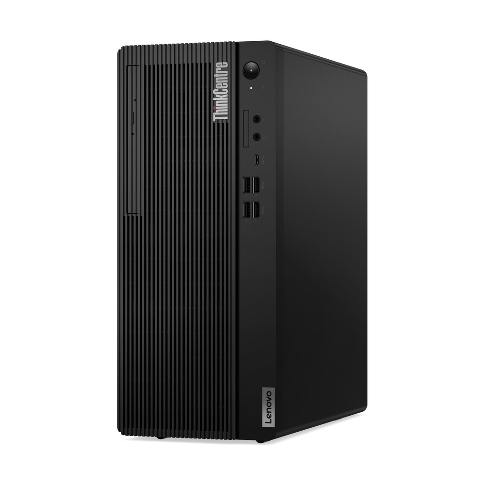 جهاز كمبيوتر مكتبي لينوفو ثينك سنتر M70t الجيل الخامس، معالج Intel Core i5-14400، ذاكرة وصول عشوائي (RAM) 8 جيجابايت، قرص صلب 512 جيجابايت SSD، نظام DOS، لوحة مفاتيح وماوس متضمنان، ضمان لمدة سنة | 12U6004AGP