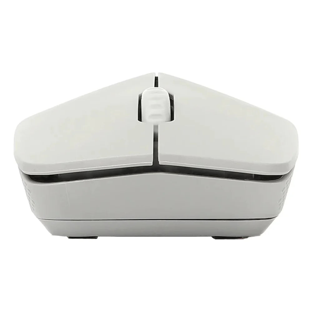 Rapoo M100 Silent Multi-Mode Wireless Mouse, 1300 DPI Optical Sensor, 3 (Left/Right-click, Middle click/scroll wheel) Buttons, Ambidextrous Design, Up to 9 months Battery Life, Light Grey, 1 Year Warranty | 18185