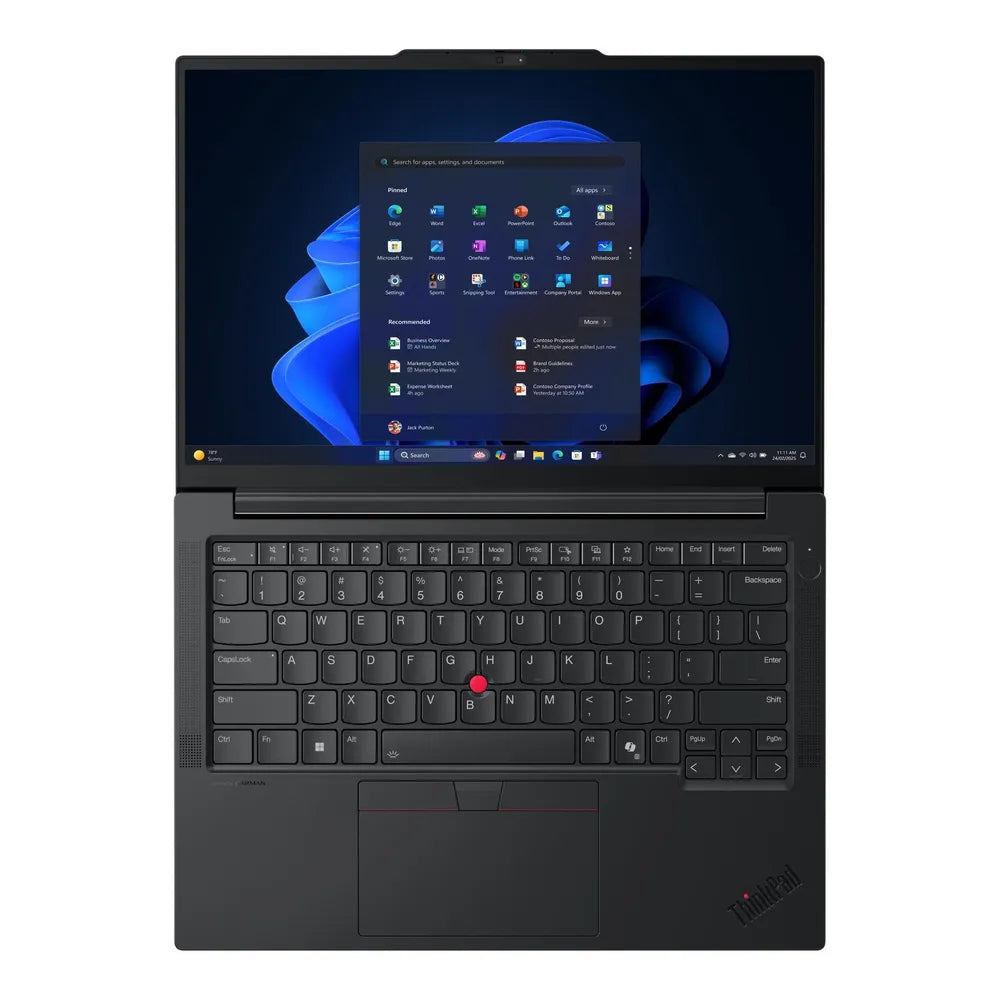 Lenovo ThinkPad E14 Gen 7 Laptop, Intel Core Ultra 7 255H Processor, 16GB RAM, 512GB SSD, 14" WUXGA IPS Display, DOS, Backlit English & Arabic Keyboard, 1 Year Warranty | 21SX0066GR