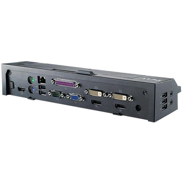 Dell Advanced E-Port II USB 3.0 Port Replicator, VGA, DVI-D, Display Port, 130W AC Adapter, Black, 1 Year Warranty | 452-11421