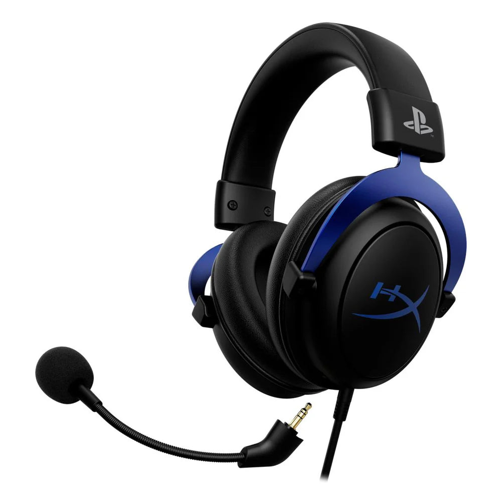 سماعة رأس للألعاب HyperX Cloud، For PS5-PS4، Black/Blue، ضمان سنة واحدة | 4P5H9AM#ABB
