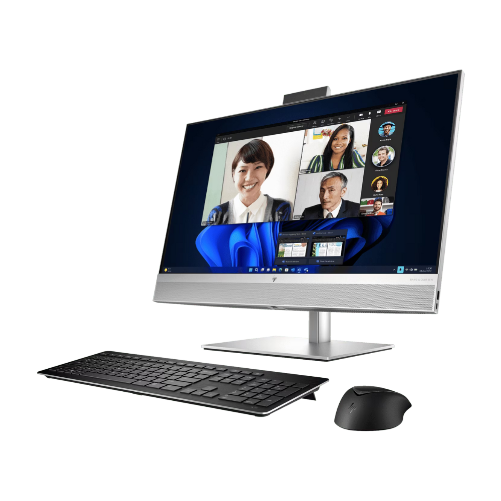 HP EliteOne 870 G9 All-in-One Desktop – Intel Core i7-13700 Processor, 16 GB RAM, 512 GB SSD, 27" (1920x1080) FHD Display, Silver, Windows 11 Pro, English & Arabic Keyboard, 1 Year Warranty | 628P4ET