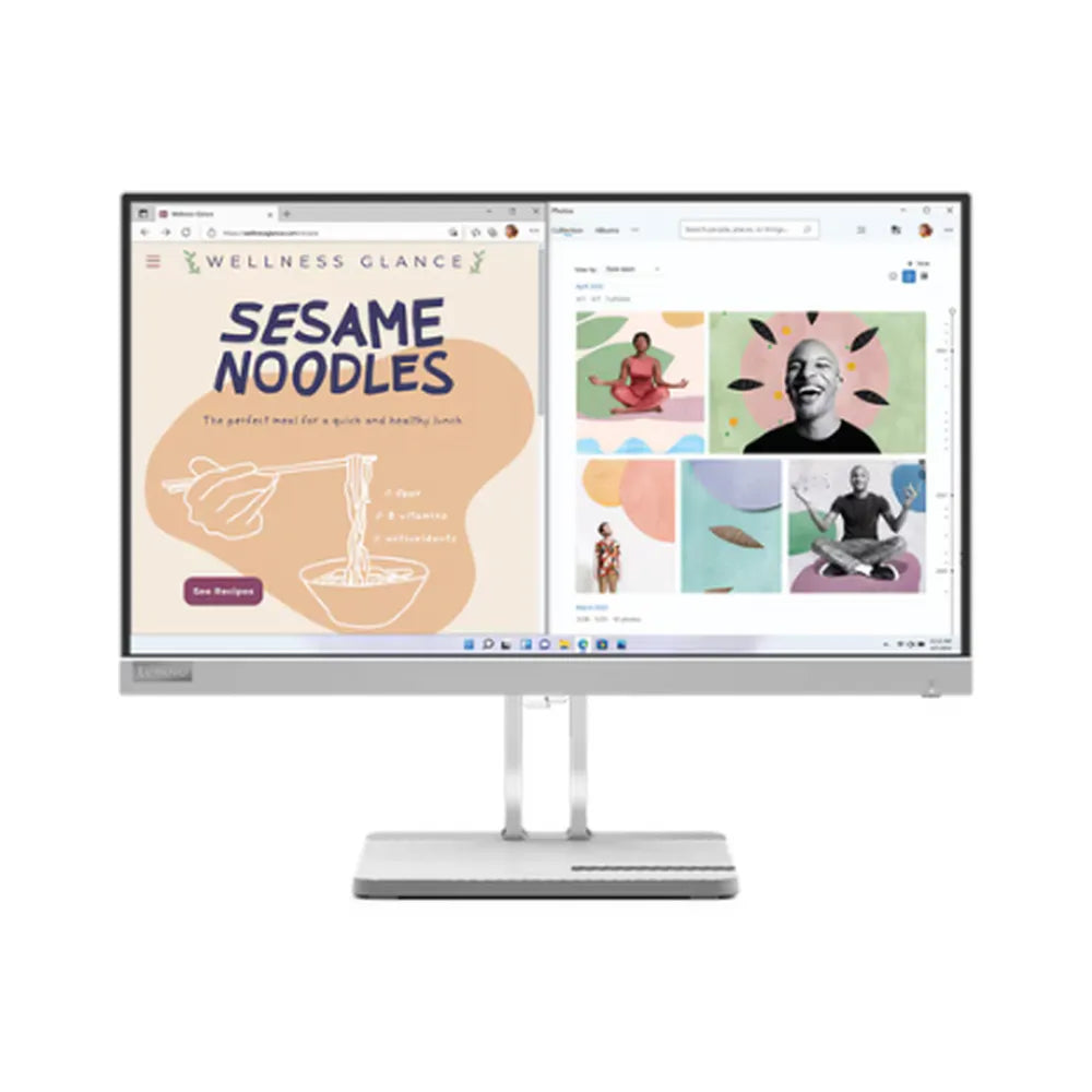 شاشة Lenovo L22e-40 بحجم 21.5 بوصة، VGA+HDMI، لون رمادي، ضمان 3 سنوات | 67AFKACBAE