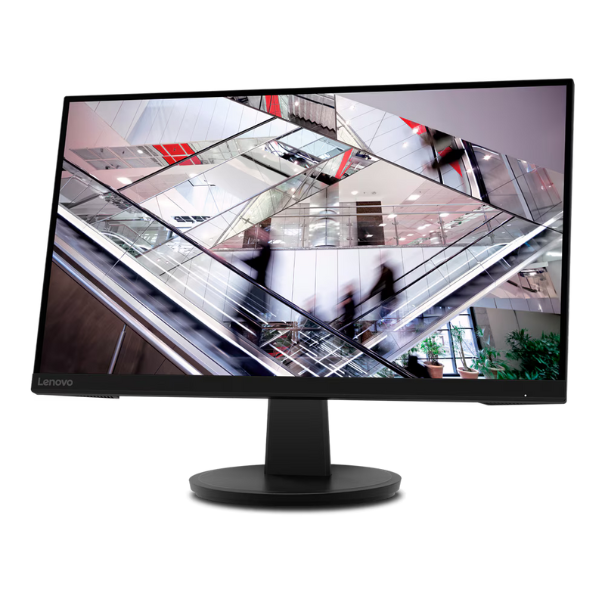 شاشة Lenovo N27q مقاس 27 بوصة QHD (2560 × 1440) بمعدل تحديث 100 هرتز، مضادة للتوهج، HDMI، وDisplayPort، وإمكانية تعديل الإمالة، وضمان 3 سنوات | 67C2GAC1UK