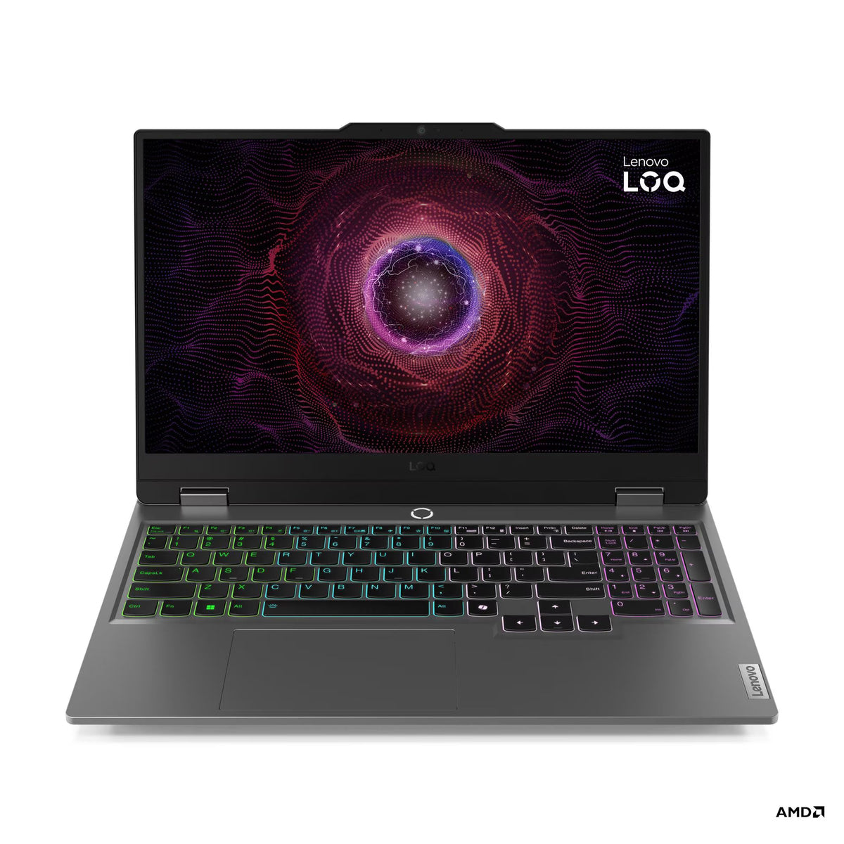 Lenovo LOQ 15ARP9 AMD Ryzen 7 7435HS Processor, 24 GB RAM, 512 GB SSD, 6 GB NVIDIA RTX 4050, 15.6" (1920x1080) FHD Display, Windows 11 Home, English & Arabic Keyboard, 1 Year Warranty | 83JC009HAX