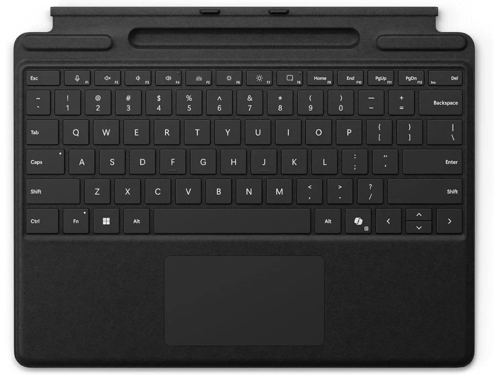 لوحة مفاتيح Microsoft Surface Pro Arabic & English With Copilot، Magnetic Connection، أسود، ضمان سنة واحدة | 8XA-00181