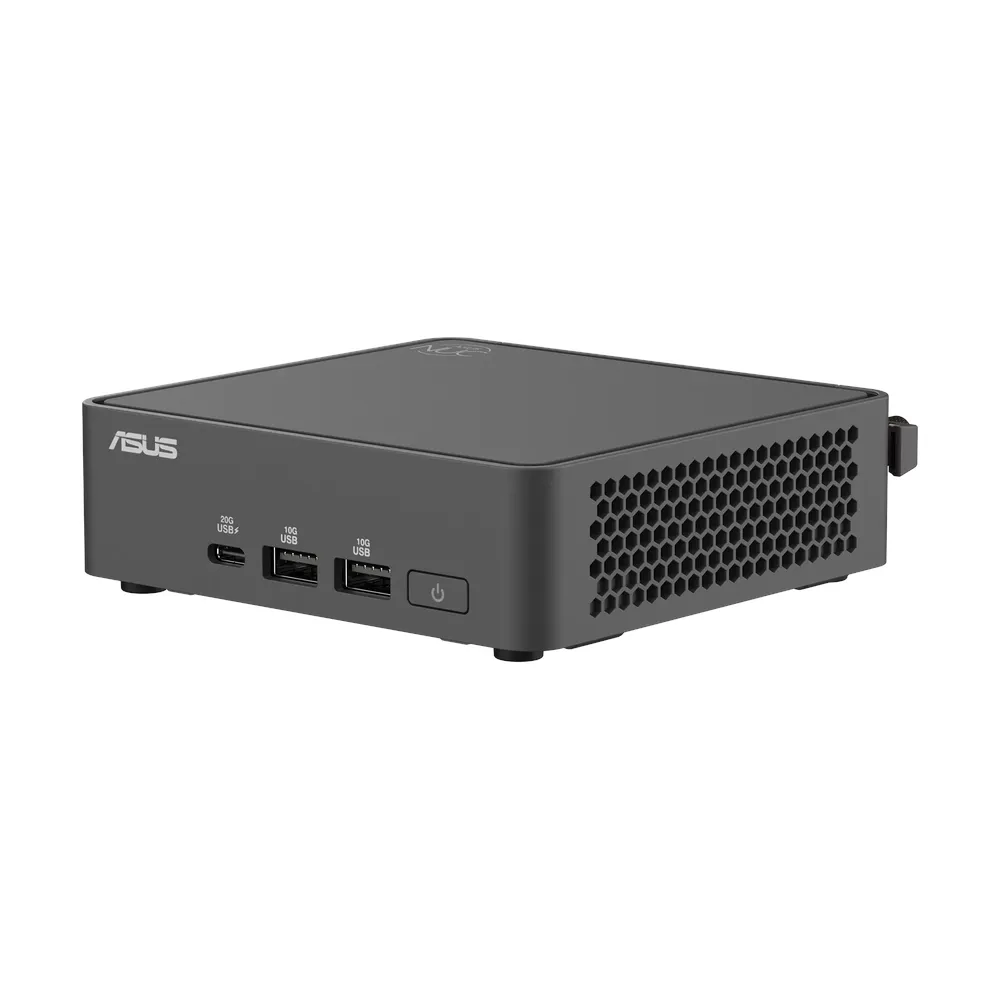 مجموعة جهاز كمبيوتر Asus NUC 15 Pro صغير الحجم (SFF) بدون مكونات، معالج Intel Core Ultra 7 240H، بدون ذاكرة عشوائية (RAM)، بدون وحدة تخزين، رسوميات Intel Arc، نظام تشغيل DOS، ضمان 3 سنوات | 90AR00Q2-M00080