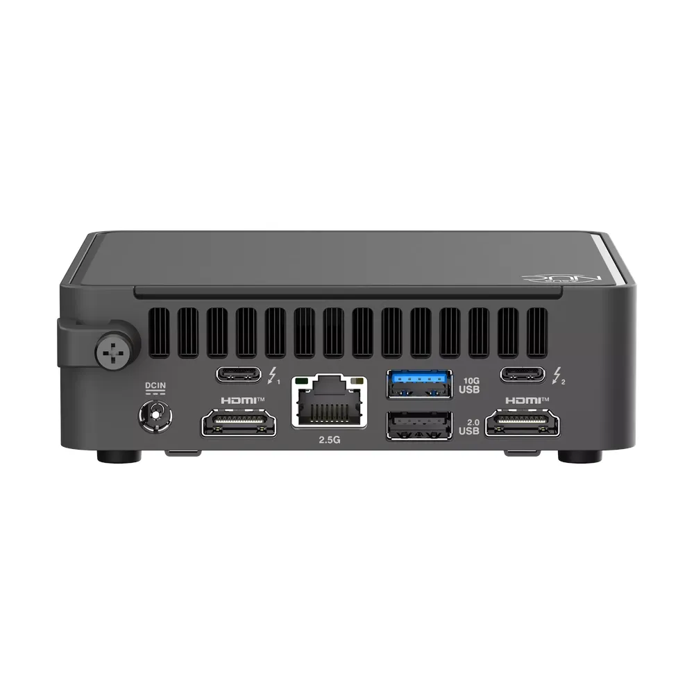 Asus NUC 15 Pro SFF Barebone PC Kit, Intel Core Ultra 5-225H Processor, No RAM, No Storage, Intel Arc Graphics, DOS, 3 Year Warranty | 90AR00R2-M000D0