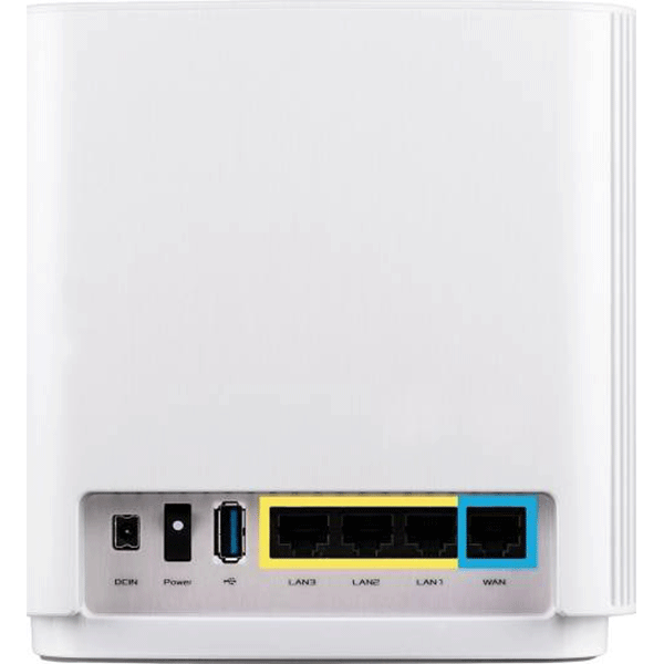 نظام واي فاي شبكي ASUS ZEN AC3000 CT8 (B-2-PK) أبيض | 90IG04T0-M03R40