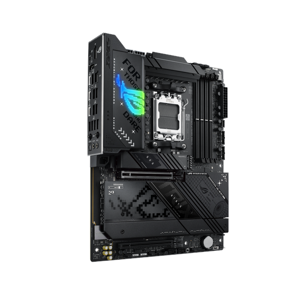 Asus ROG STRIX X870-F GAMING WiFi Motherboard, AM5 Socket, ATX Form Factor, DDR5 Ram, PCIe 5.0 With SafeSlot Core+, Wi-Fi 7, Bluetooth v5.4, Thunderbolt 4, HDMI, DisplayPort, Intel 2.5 GB Ethernet With Asus LANGuard, Aura Sync, 1 Year Warranty |