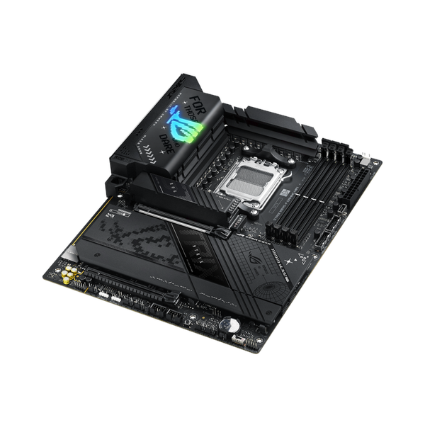 Asus ROG STRIX X870-F GAMING WiFi Motherboard, AM5 Socket, ATX Form Factor, DDR5 Ram, PCIe 5.0 With SafeSlot Core+, Wi-Fi 7, Bluetooth v5.4, Thunderbolt 4, HDMI, DisplayPort, Intel 2.5 GB Ethernet With Asus LANGuard, Aura Sync, 1 Year Warranty |