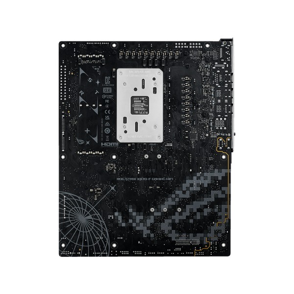 Asus ROG STRIX X870-F GAMING WiFi Motherboard, AM5 Socket, ATX Form Factor, DDR5 Ram, PCIe 5.0 With SafeSlot Core+, Wi-Fi 7, Bluetooth v5.4, Thunderbolt 4, HDMI, DisplayPort, Intel 2.5 GB Ethernet With Asus LANGuard, Aura Sync, 1 Year Warranty |
