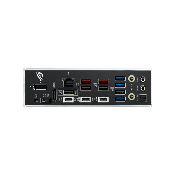 Asus ROG STRIX X870-F GAMING WiFi Motherboard, AM5 Socket, ATX Form Factor, DDR5 Ram, PCIe 5.0 With SafeSlot Core+, Wi-Fi 7, Bluetooth v5.4, Thunderbolt 4, HDMI, DisplayPort, Intel 2.5 GB Ethernet With Asus LANGuard, Aura Sync, 1 Year Warranty |