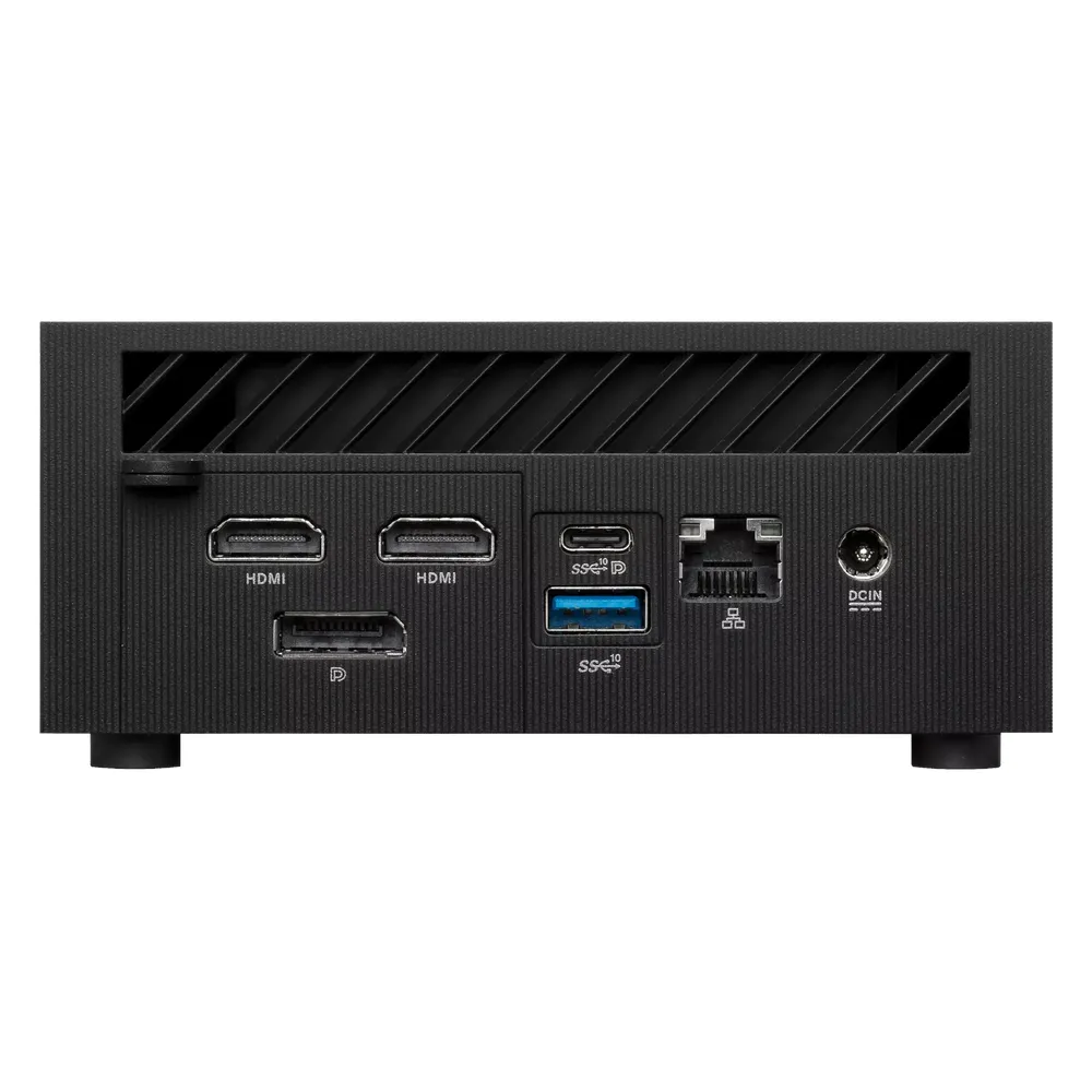 مجموعة كمبيوتر Asus ExpertCenter PN64 SFF Barebone، معالج Intel Core i7-12700H، بدون ذاكرة وصول عشوائي (RAM)، بدون تخزين، رسومات Iris Xe، نظام DOS، ضمان لمدة عام | 90MR00U2-M001P0