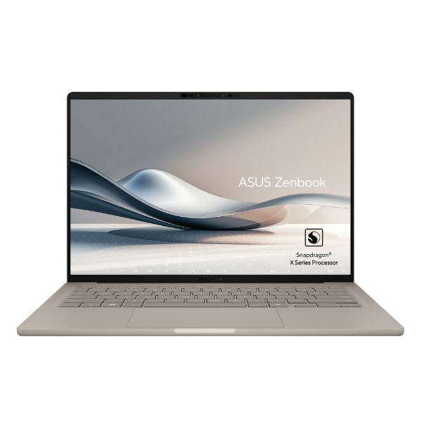 ASUS Zenbook 14 Snapdragon x elite (12 core) Processor, 16 GB RAM, 1TB SSD, Qualcomm Hexagon 45TOPS, 14" OLED, Zabriskie Beige, WINDOW 11 H, 1 Years WARRANTY | UX3407QA-QD180W