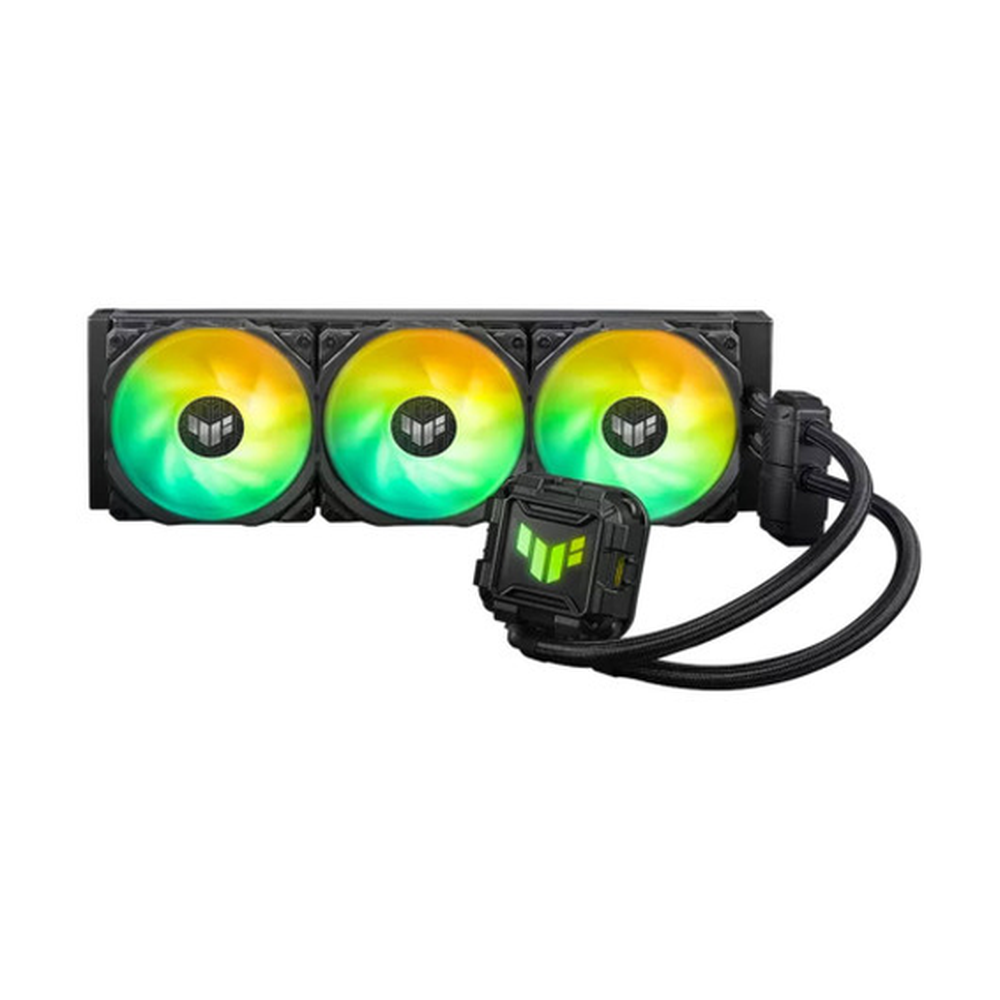 Asus TUF Gaming LC II 360 ARGB AIO Liquid Cooler, Supports Intel, AMD Sockets, Black, 1 Year Warranty | 90RC00M1-M0UAY0