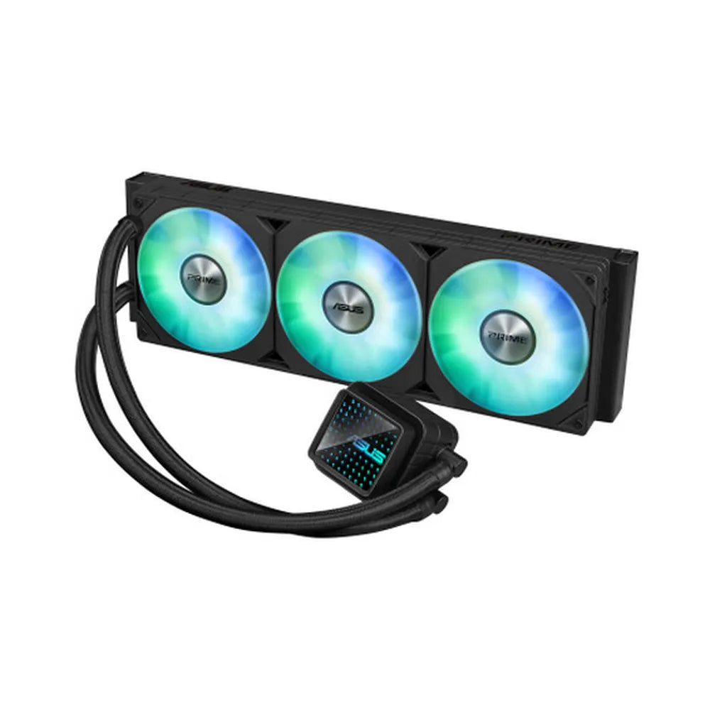 Asus Prime LC 360 ARGB AIO Liquid Cooler, Customizable Infinity Mirror, Supports Intel, AMD Sockets, Black, 1 Year Warranty | 90RC0101-B0EAY0