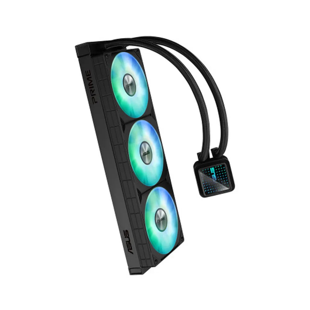 Asus Prime LC 360 ARGB AIO Liquid Cooler, Customizable Infinity Mirror, Supports Intel, AMD Sockets, Black, 1 Year Warranty | 90RC0101-B0EAY0