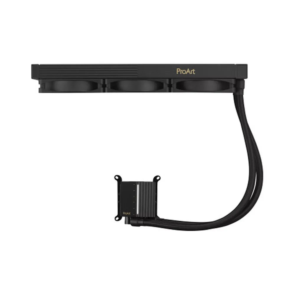 مبرد مائي Asus ProArt LC 360 AIO، مراوح Alphacool Apex Stealth Metal Power، يدعم معالجات Intel، مقابس AMD، أسود، ضمان سنة واحدة | 90RC0120-M0UAY0
