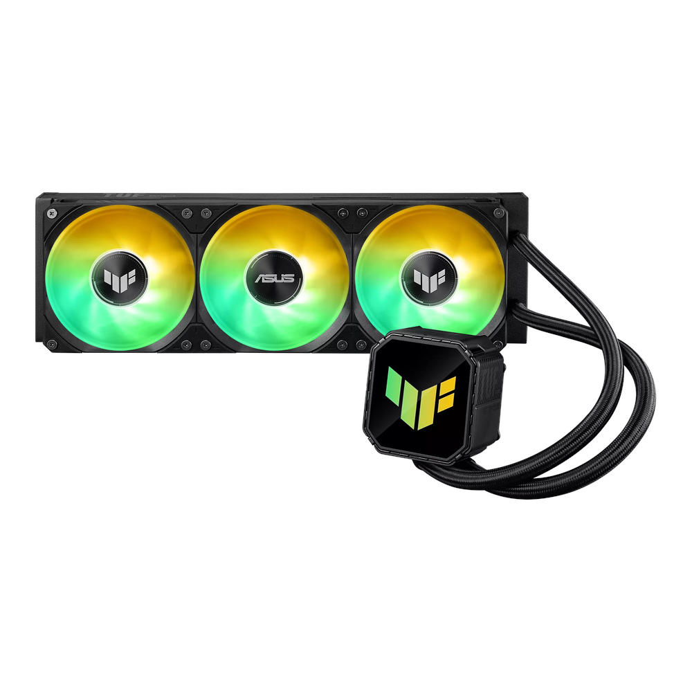 Asus TUF Gaming LC III 360 ARGB Liquid Cooler, Four-Pole Design Pump, Supports Intel, AMD Sockets, Black, 1 Year Warranty | 90RC0191-B0EAY0
