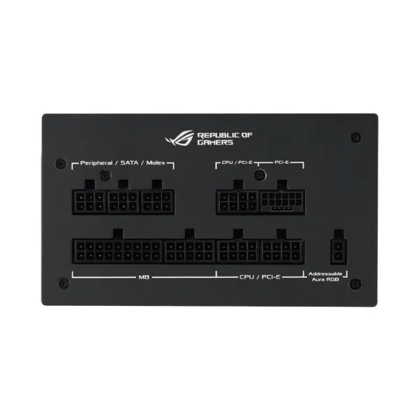 Asus ROG STRIX Aura Edition 80 Plus Gold Power Supply, 750W, Fully Modular, ATX, 1 Year Warranty | 90YE00P3-B0NA00
