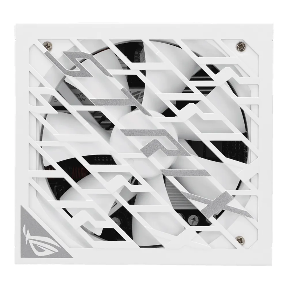 Asus ROG Strix 80 Plus Platinum Power Supply, 1000W, Fully Modular, ATX, PCIe 5.1 Ready, 0dB Technology, White, 1 Year Warranty | 90YE00W4-B0NA00