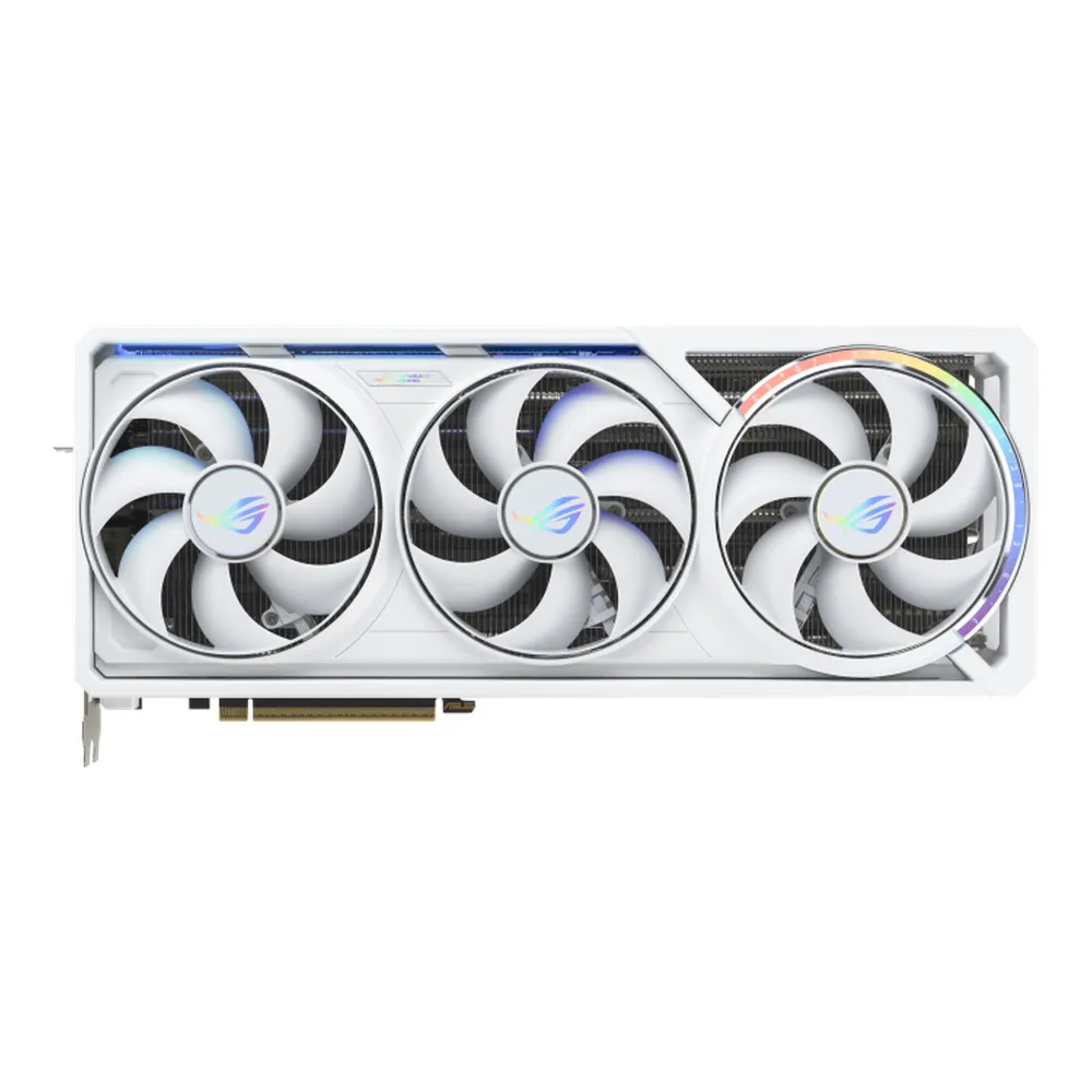 Asus ROG Astral GeForce RTX 5090 White OC Edition Graphics Card, GDDR7 32GB 512-bit Memory, HDMI 2.1b & DP 2.1b Outputs, PCI Express 5.0, 2580 MHz Core Clock, 28 Gbps Memory Clock, 1 Year Warranty | 90YV0LWA-M0NA00