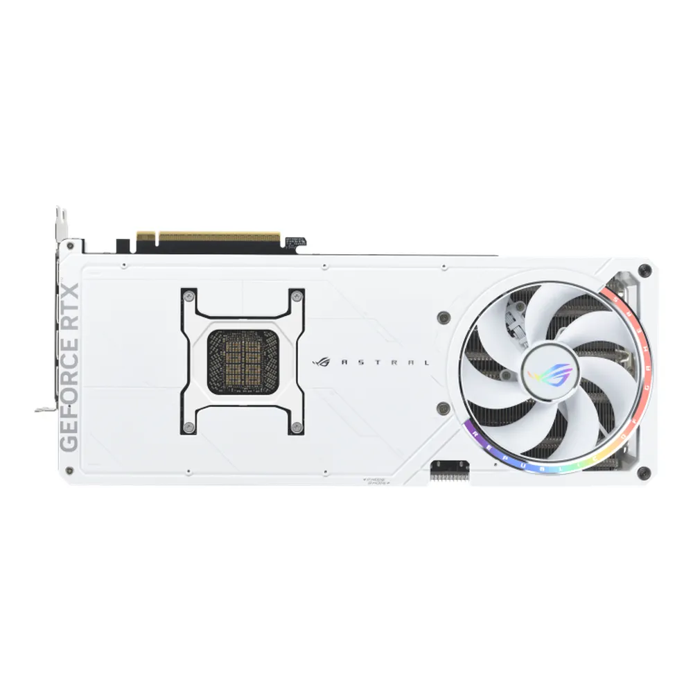 Asus ROG Astral GeForce RTX 5090 White OC Edition Graphics Card, GDDR7 32GB 512-bit Memory, HDMI 2.1b & DP 2.1b Outputs, PCI Express 5.0, 2580 MHz Core Clock, 28 Gbps Memory Clock, 1 Year Warranty | 90YV0LWA-M0NA00