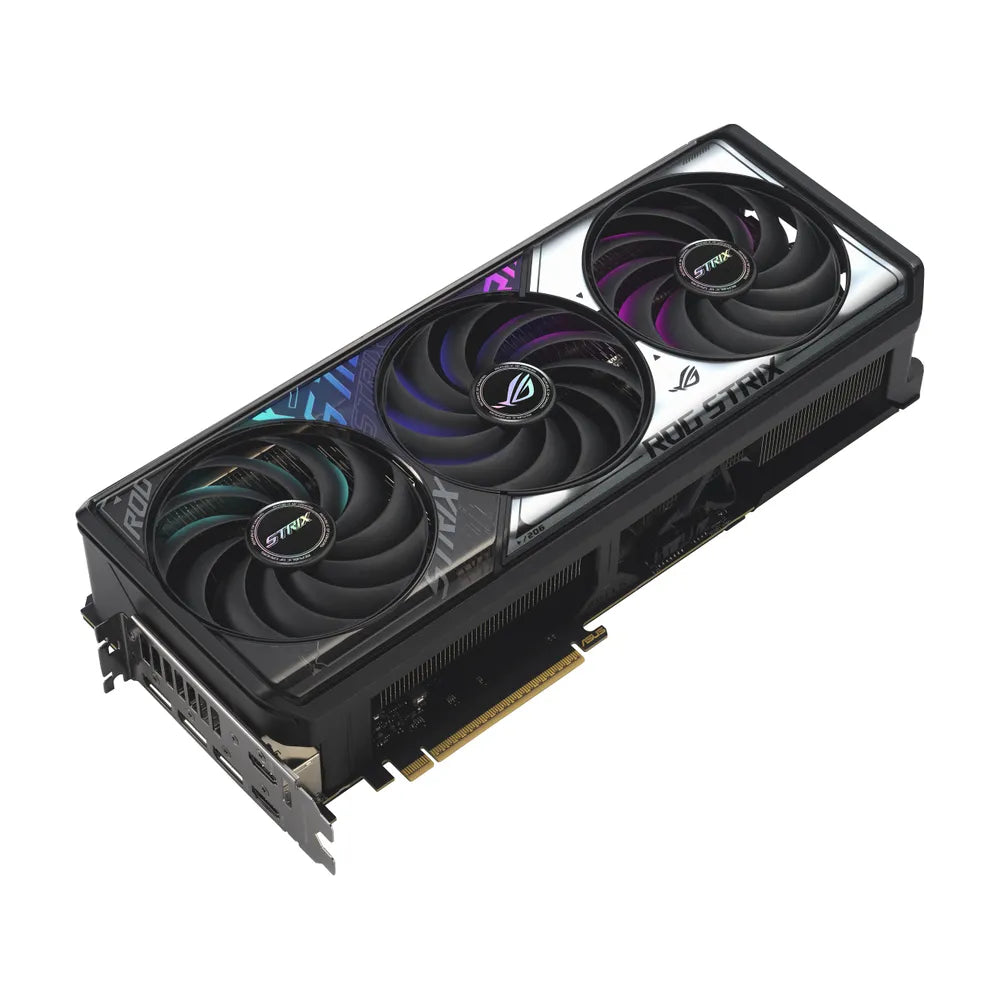 Asus ROG STRIX AR GB GeForce RTX 5070 OC Gaming Graphics Card, GDDR7 12 GB 192-bit Memory, HDMI 2.1b & DP 2.1b Outputs, PCI Express 5.0, 2685 MHz Core Clock, 28 GBps Memory Clock, 1 Year Warranty | 90YV0M80-M0NA00