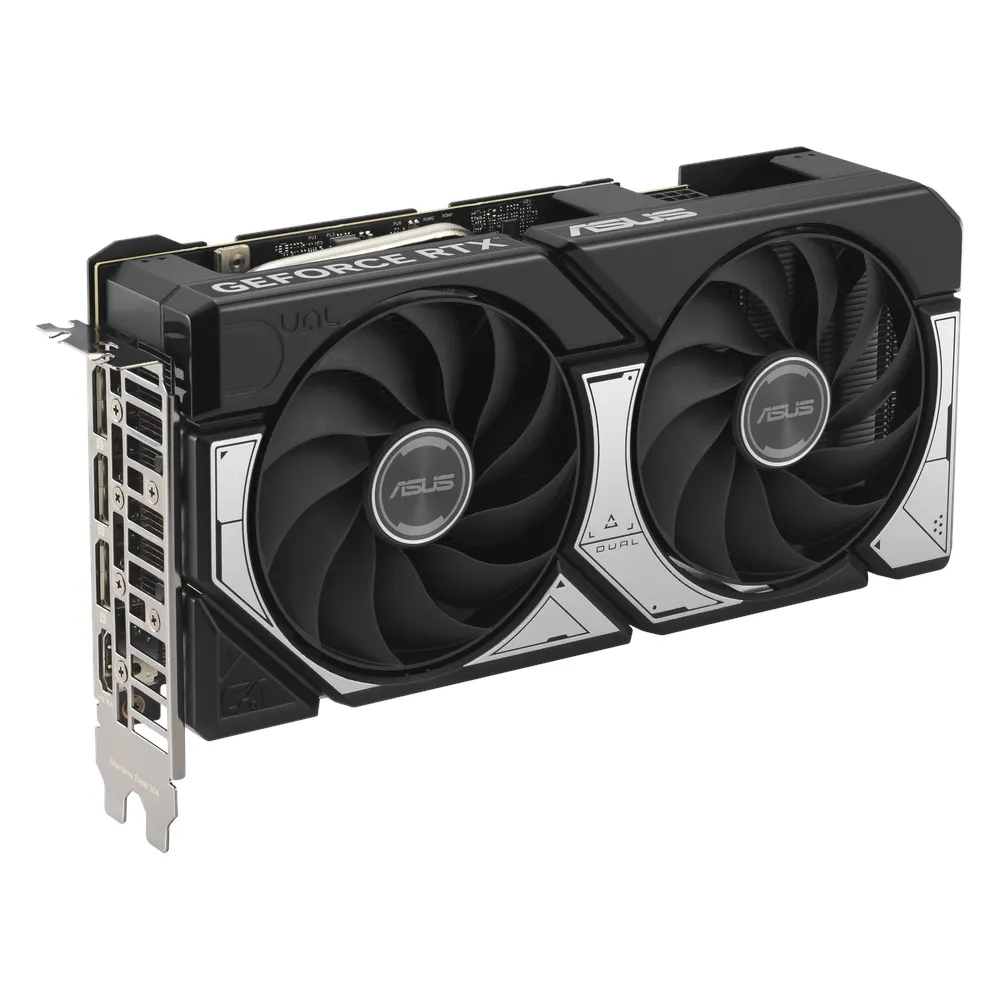 Asus Dual GeForce RTX 5060 Ti Graphics Card, GDDR7 16GB 128-bit Memory, HDMI 2.1b & DP 2.1b Outputs, PCI Express 5.0, 2572 MHz Core Clock, 28 Gbps Memory Clock, 1 Year Warranty | 90YV0MH0-M0NA00