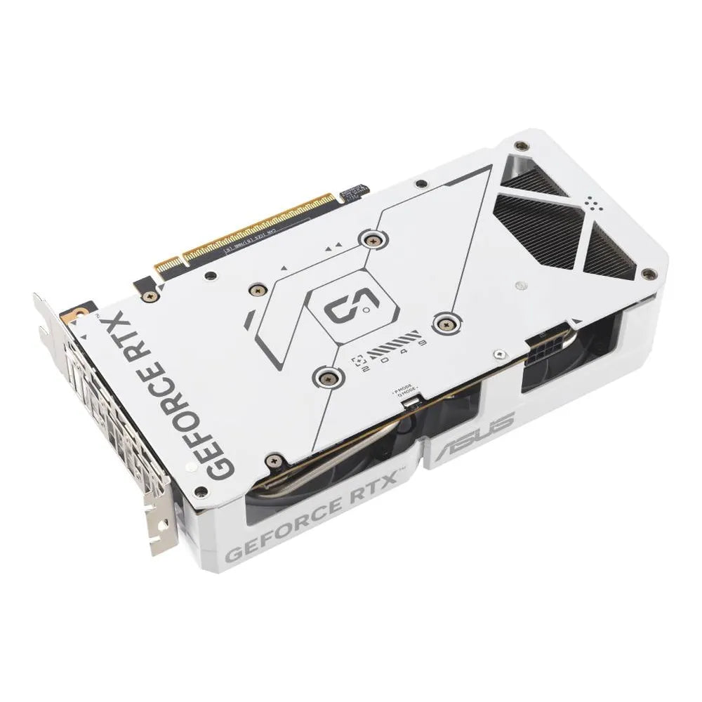 Asus Dual GeForce RTX 5060 White OC Edition Graphics Card, GDDR7 8GB 128-bit Memory, HDMI 2.1b & DP 2.1b Outputs, PCI Express 5.0, 2677 MHz Core Clock, 28 Gbps Memory Clock, 1 Year Warranty | 90YV0N15-M0NA00