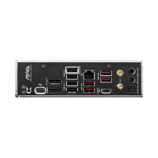 Msi MAG B860 Tomahawk WiFi Motherboard, LGA 1851 Socket, ATX Form Factor, DDR5 Ram, PCIe 5.0, Intel Killer BE1750x Wi-Fi 7 & Bluetooth 5.4, Thunderbolt4 Port, HDMI, Display Port, USB 10 GBps, Intel Killer E5000 5 GBps LAN, EZ M.2 Shield Frozr II, 1 Year