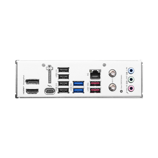Msi B860 Gaming Plus WiFi Motherboard, LGA 1851 Socket, ATX Form Factor, DDR5 Ram, PCIe 5.0, Intel Killer BE1750x Wi-Fi 7 & Bluetooth 5.4, Thunderbolt4 Port, USB 10 GBps, Intel Killer E5000 5 GBps LAN, EZ M.2 Shield Frozr II, 1 Year Warranty |