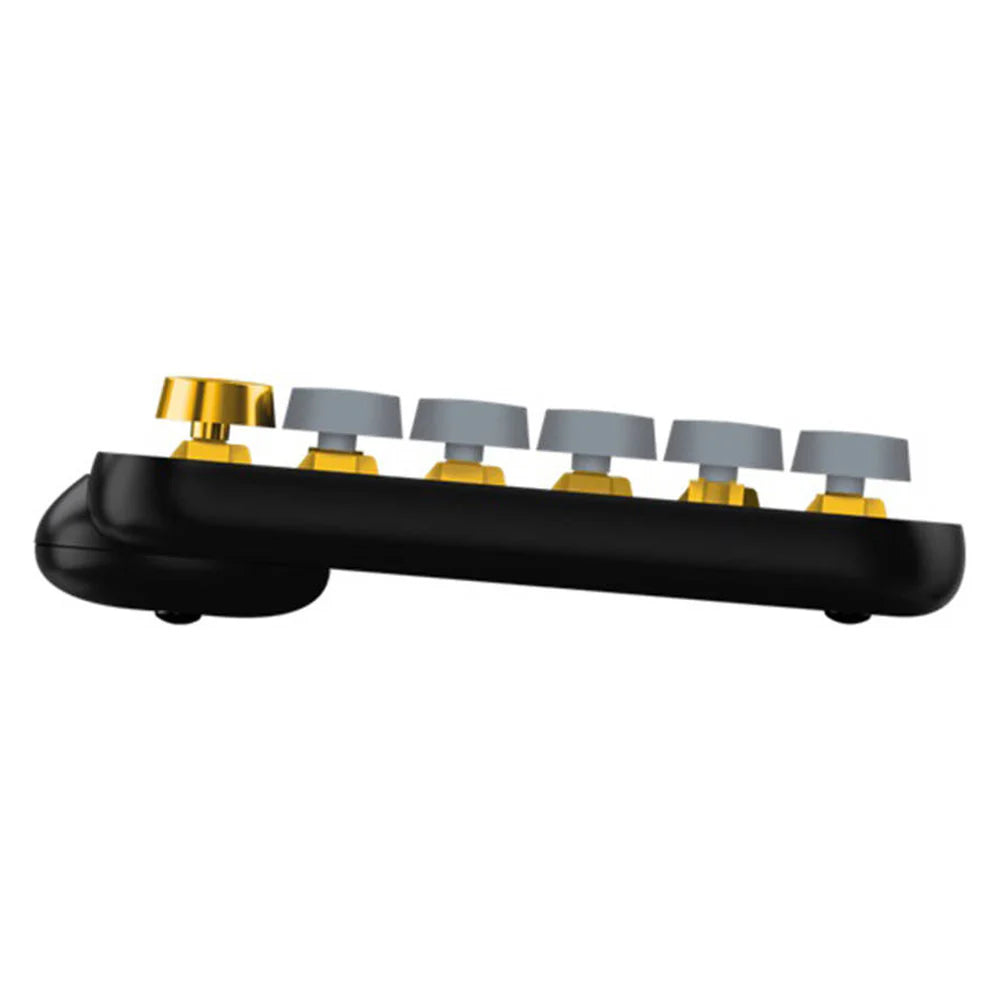 KEYBOARD LOGITECH POP KEYS MECHANICAL WIRELESS BLK/YELLO-AR | 920-010816
