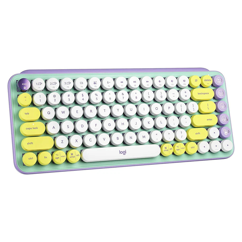 KEYBOARD LOGITECH POP KEYS MECHANICAL WIRELESS MINT GREN-AR | 920-010817