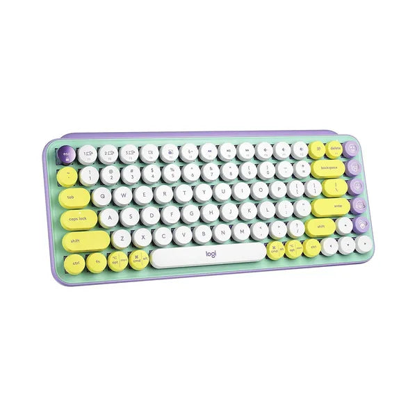KEYBOARD LOGITECH POP KEYS MECHANICAL WIRELESS MINT GREN-AR | 920-010817