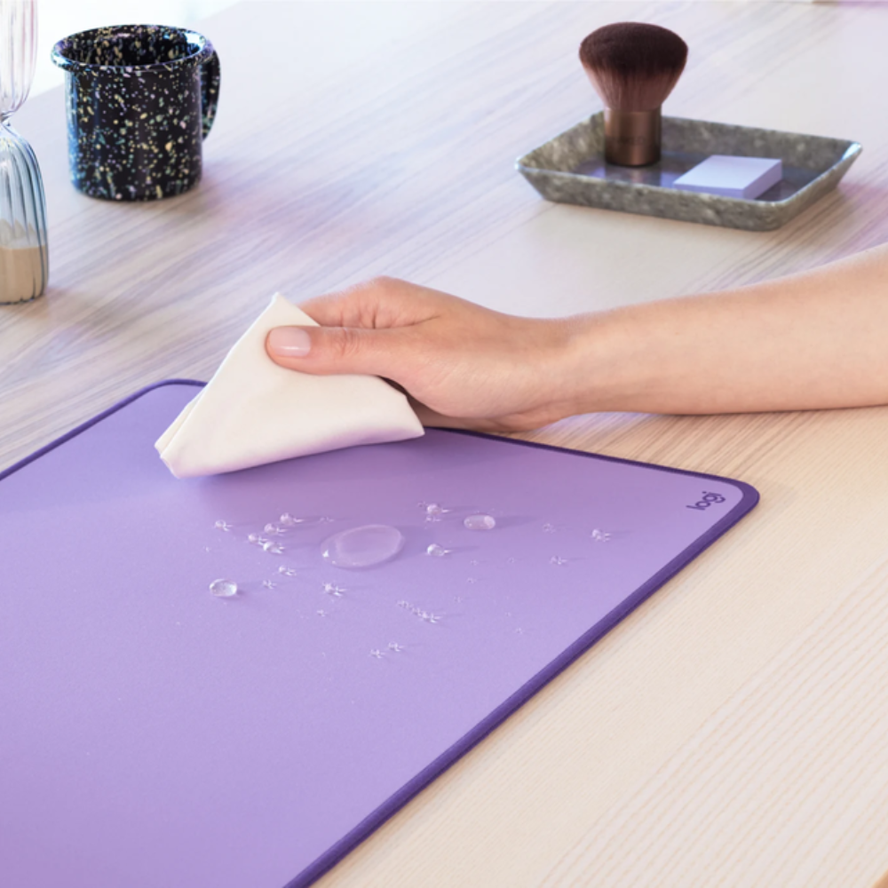 Logitech Desk Mat Studio Series Lavender 700 x 300mm Anti-Slip Desk Pad | 956-000054