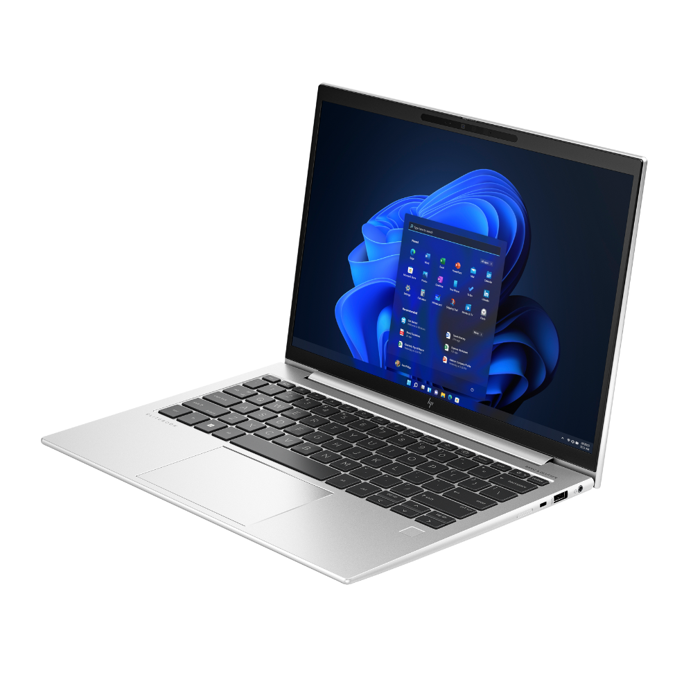 كمبيوتر محمول HP EliteBook 830 G10 بمعالج Intel Core i5-1335U، ذاكرة وصول عشوائي (RAM) سعة 8 جيجابايت، قرص صلب (SSD) سعة 512 جيجابايت، شاشة WUXGA مقاس 13.3 بوصة، نظام تشغيل Windows 11 Pro، لوحة مفاتيح إنجليزية وعربية، ضمان لمدة عام | 970J6ET