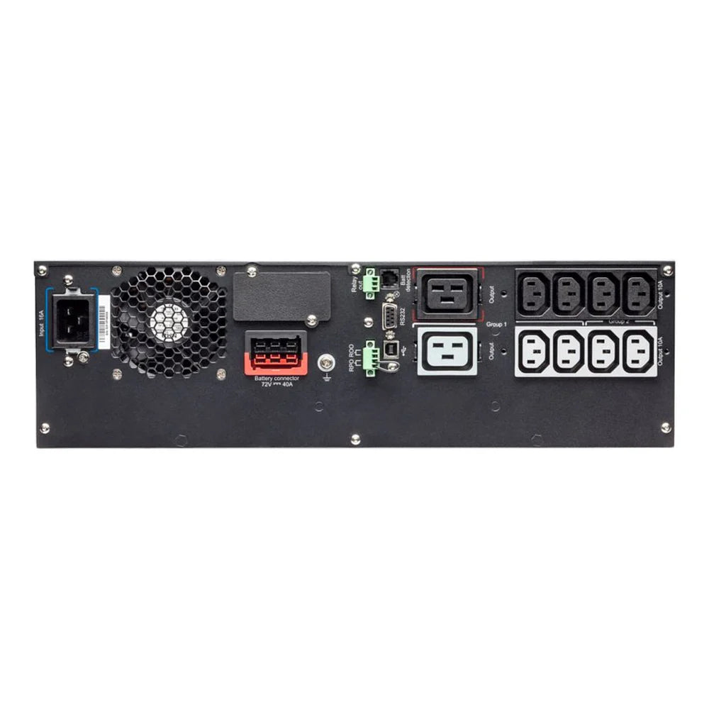 Eaton 9PX UPS 2200 VA, Rack/tower 3U, 230V, 8 x C13 + 2 x C19 outlets, 1 Year Warranty | 9PX2200iRT3U