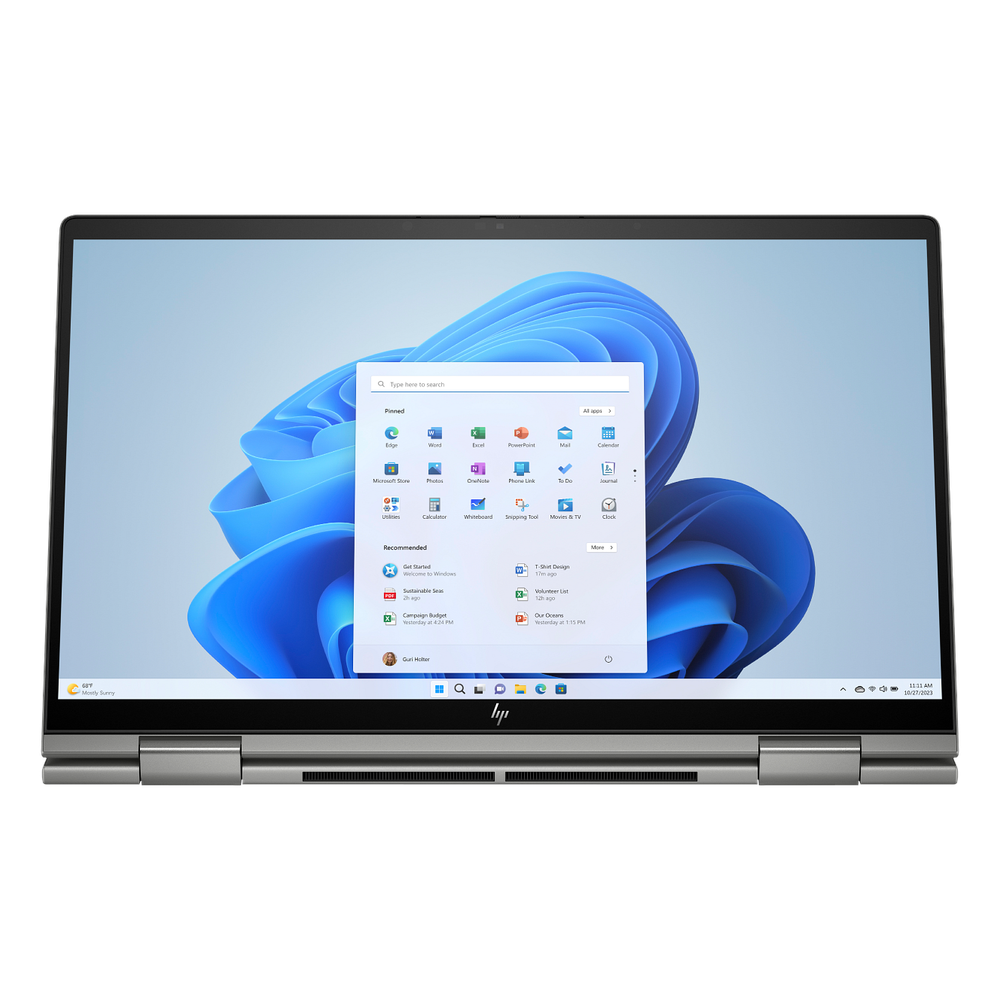 لاب توب HP Envy x360 2-in-1، معالج Intel Core 5 120U، ذاكرة وصول عشوائي (RAM) سعة 8 جيجابايت، قرص صلب (SSD) سعة 512 جيجابايت، شاشة لمس 14 بوصة عالية الدقة (FHD)، نظام تشغيل Windows 11 Home، لوحة مفاتيح إنجليزية بإضاءة خلفية، ضمان لمدة سنة | 9R8R2UA
