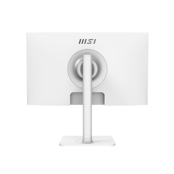 شاشة MSI 9S6-3PA59H-094 Modern MD2412PW بحجم 24 بوصة ودقة FHD (1920 × 1080)، زمن استجابة 1 مللي ثانية، 100 هرتز، HDMI، USB-C، قابلية تعديل الارتفاع/الإمالة/الدوران/المحور، بيضاء، ضمان سنة واحدة | 9S6-3PA59H-094