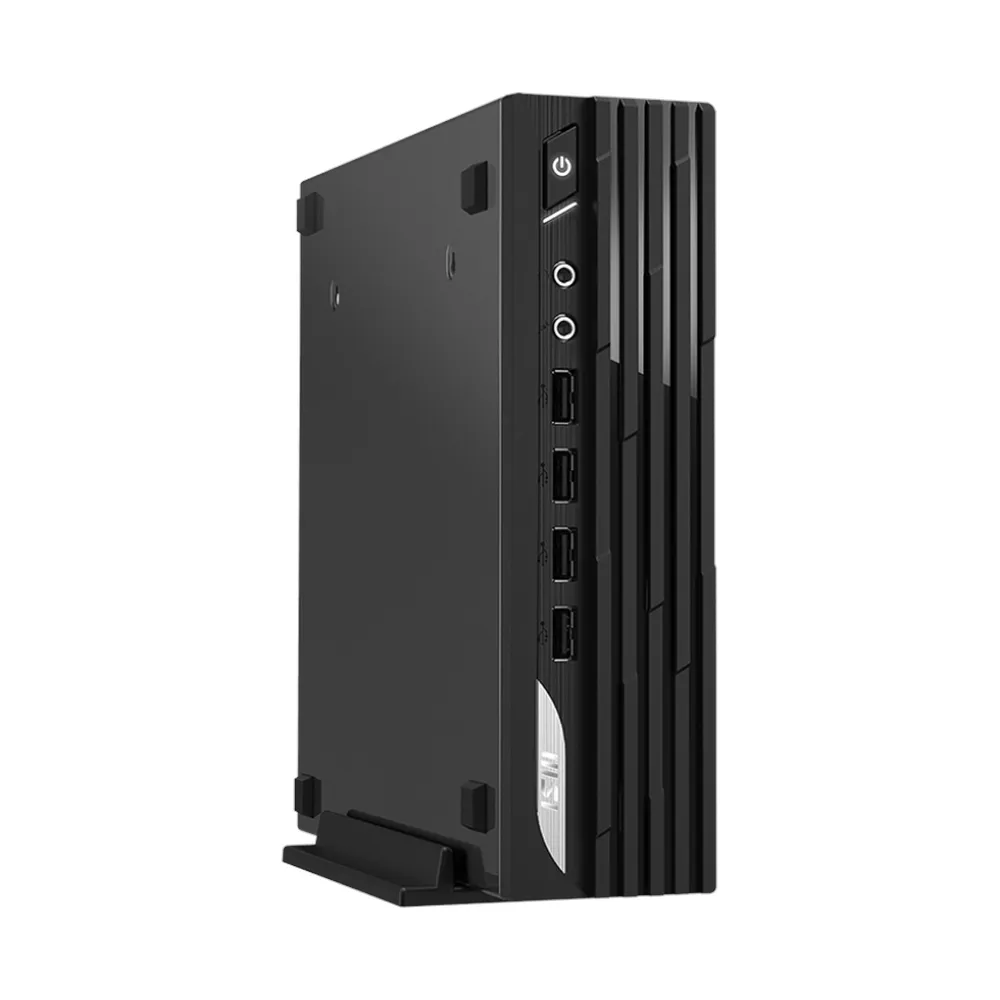 جهاز كمبيوتر مكتبي MSI PRO DP2111M SFF، معالج Intel Core i5-11400، ذاكرة وصول عشوائي (RAM) سعة 8 جيجابايت، قرص صلب (HDD) سعة 1 تيرابايت، رسومات Intel مدمجة، نظام تشغيل DOS، ضمان لمدة سنة | 9S6-B0A411-098