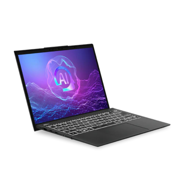 MSI Prestige 13 AI+ Evo، معالج Intel Core Ultra 7 155H، ذاكرة وصول عشوائي (RAM) سعة 16 جيجابايت، قرص تخزين من نوع SSD سعة 1 تيرابايت، شاشة OLED بدقة 2.8K وحجم 13.3 بوصة، نظام تشغيل Windows 11 Home، ضمان لمدة سنة | 9S7-13Q221-204