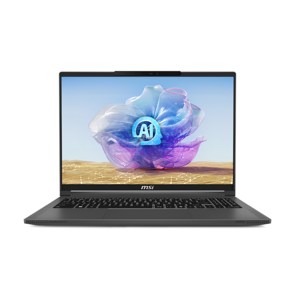 MSI CreatorPro 16 AI Studio بمعالج Intel Core Ultra 7 155H وذاكرة وصول عشوائي (RAM) سعة 16 جيجابايت و2 تيرابايت SSD و8 جيجابايت NVIDIA RTX 2000 ADA وشاشة QHD مقاس 16 بوصة ونظام التشغيل Windows 11 Home وضمان سنتين | 9S7-15F414-415