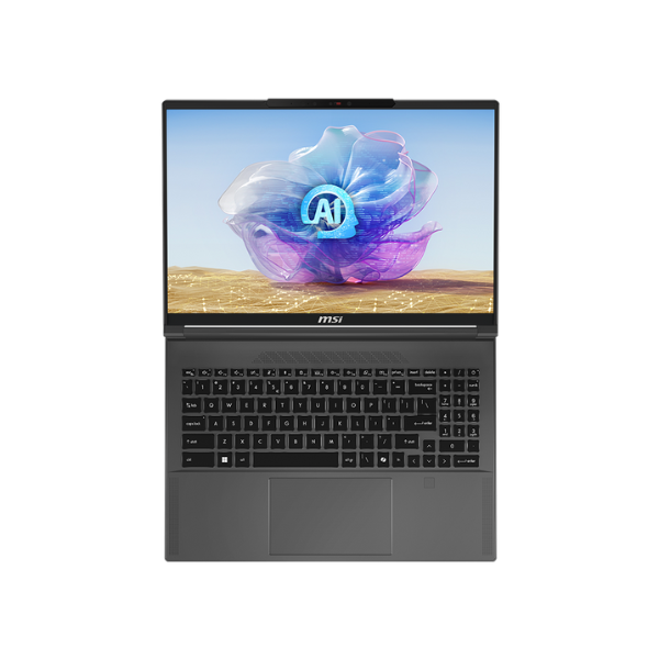 MSI CreatorPro 16 AI Studio بمعالج Intel Core Ultra 7 155H وذاكرة وصول عشوائي (RAM) سعة 16 جيجابايت و2 تيرابايت SSD و8 جيجابايت NVIDIA RTX 2000 ADA وشاشة QHD مقاس 16 بوصة ونظام التشغيل Windows 11 Home وضمان سنتين | 9S7-15F414-415