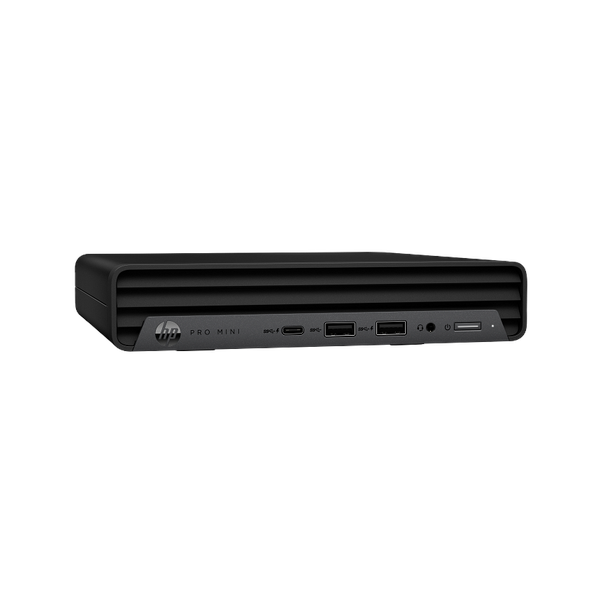 جهاز كمبيوتر مكتبي اتش بي برو ميني 400 G9، معالج انتل كور i7-14700T، ذاكرة وصول عشوائي 8 جيجابايت، وسيط تخزين ذو حالة ثابتة 512 جيجابايت، دوس، لوحة مفاتيح إنجليزية، ضمان سنة واحدة | A54X6ET