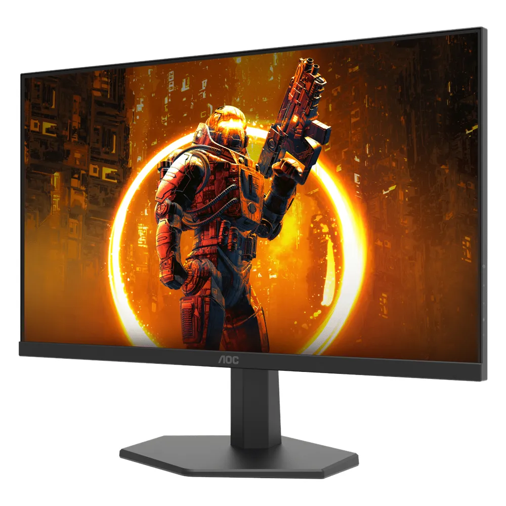 شاشة الألعاب AOC 27G11ZE2، مقاس 27 بوصة بدقة FHD (1920 × 1080)، ومعدل تحديث 240 هرتز، ومقاومة للتوهج، وزمن استجابة 1 مللي ثانية (GTG)، ومنفذ HDMI، ومنفذ DisplayPort، وحامل قابل للتعديل بالإمالة، باللونين الأسود والأحمر، وضمان لمدة عام واحد | 27G11ZE2